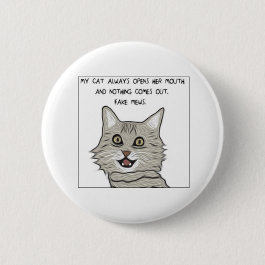 Fake Mews Button (Voorkant)