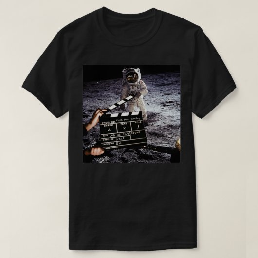 Fake Moon Landing T-shirt (Design voorkant)