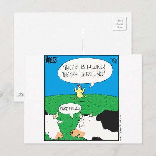 Fake Moos Zazzle Briefkaart (Voorkant / Achterkant)