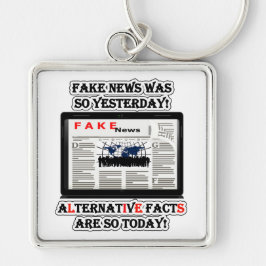 Fake News & Alternative Facts Premium SQ Sleutelha Sleutelhanger