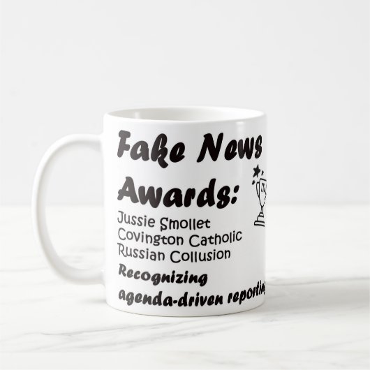 Fake News Awards Koffiemok (Links)