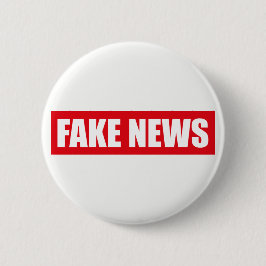Fake News Badge Pin Button