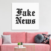 Fake News Canvas Afdruk (Insitu (Woonkamer))