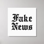 Fake News Canvas Afdruk (Voorkant)