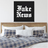 Fake News Canvas Afdruk (Insitu (Slaapkamer))