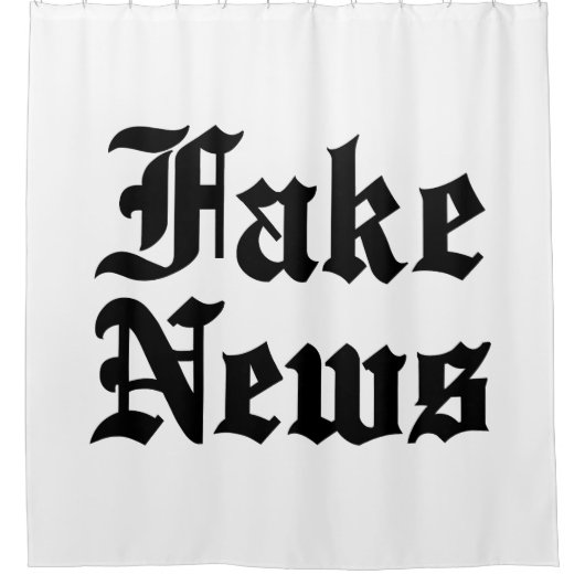 Fake News Douchegordijn (Voorkant)