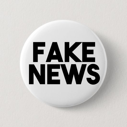 Fake News fashionable Post Truth Ronde Button 5,7 Cm (Voorkant)