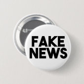 Fake News fashionable Post Truth Ronde Button 5,7 Cm (Voorkant /achterkant)