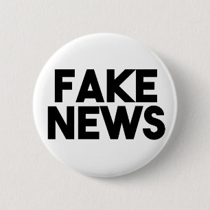 Fake News fashionable Post Truth Ronde Button 5,7 Cm