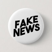 Fake News fashionable Post Truth Ronde Button 5,7 Cm (Voorkant)