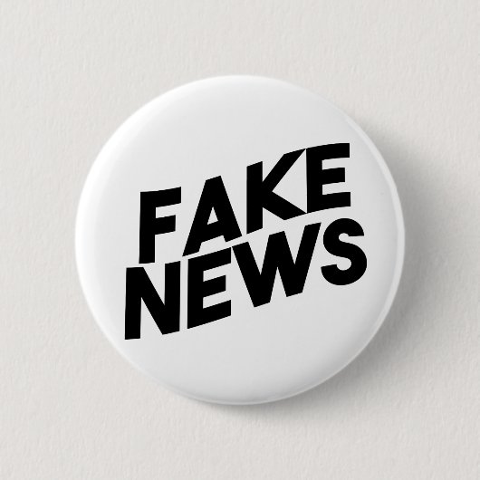 Fake News fashionable Post Truth Ronde Button 5,7 Cm (Voorkant)