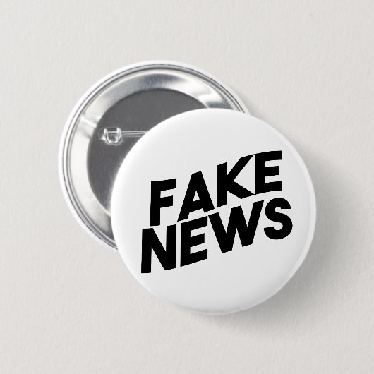 Fake News fashionable Post Truth Ronde Button 5,7 Cm (Voorkant /achterkant)