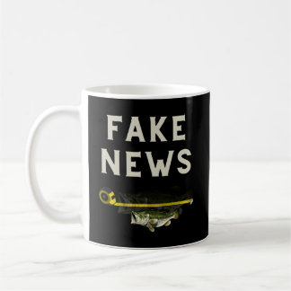 Fake News Grote mondbas Gevist Koffiemok