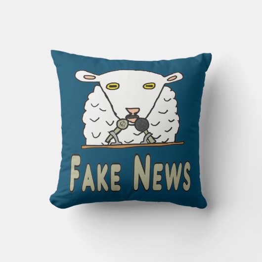 Fake News Kussen (Voorkant)
