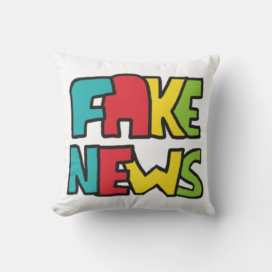Fake News Kussen (Voorkant)