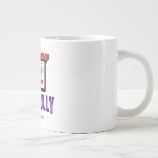 Fake News (Medial Bully) Grote Koffiekop (Rechts)