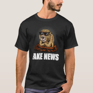 Fake News Meme Groundhog Day Shirt voor kinderen M
