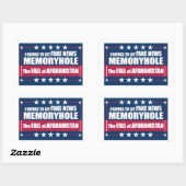 Fake News Memoryhole De Herfst van Afghanistan Rechthoekige Sticker (Vel)