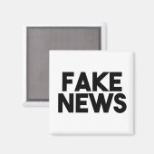 Fake News modieuze Post Waarheid Magneet (Voorkant / Achterkant)