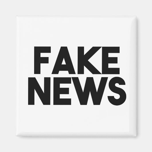 Fake News modieuze Post Waarheid Magneet (Voorkant)