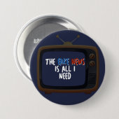Fake News politiek protest grappige Button (Voorkant /achterkant)