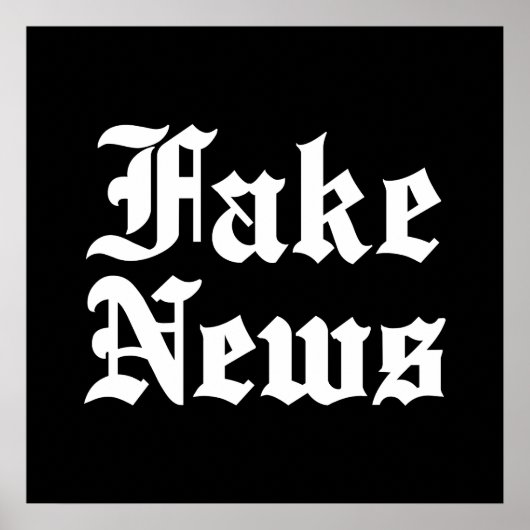 Fake News Poster (Voorkant)