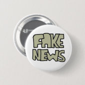 Fake News Ronde Button 5,7 Cm (Voorkant /achterkant)