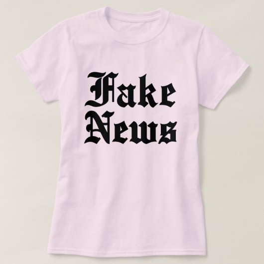 Fake News T-shirt (Design voorkant)