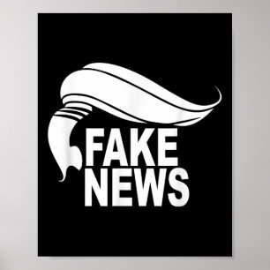 Fake News T-shirt _ Spreken van Amerika _ Communic Poster