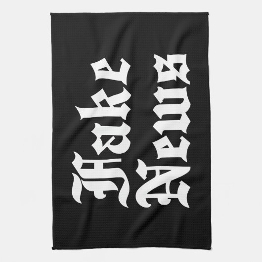 Fake News Theedoek (Verticaal)