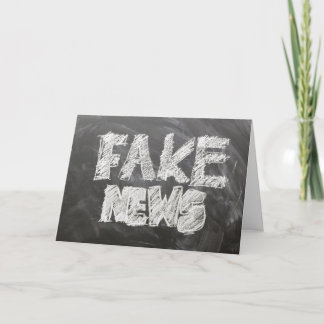 Fake News Verjaardag Kaart