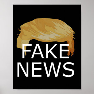 Fake news verzet zich tegen anti-Trump politiek ve Poster