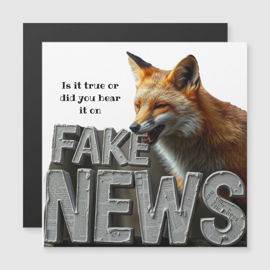 Fake Nieuws Fox Kamala Custom Funny Humor Media (Voorkant / Achterkant)