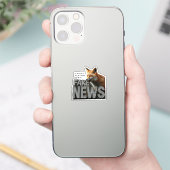 Fake Nieuws Fox Kamala Custom Funny Humor Media Sticker (Telefoon)