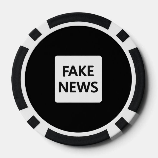 FAKE NIEUWS POKER CHIPS (Achterkant)