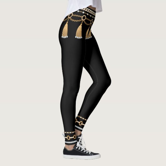 Fake-out Belly Dancer Chains Leggings (Rechts)