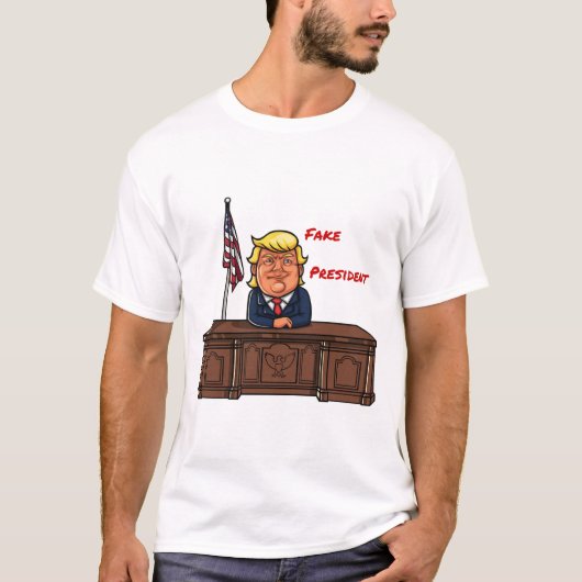 Fake President T-shirt (Voorkant)
