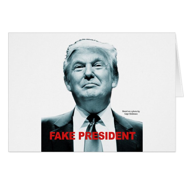Fake President (Trump) (Voorkant Horizontaal)