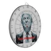 Fake President (Trump) Dartbord (Voorkant Links)