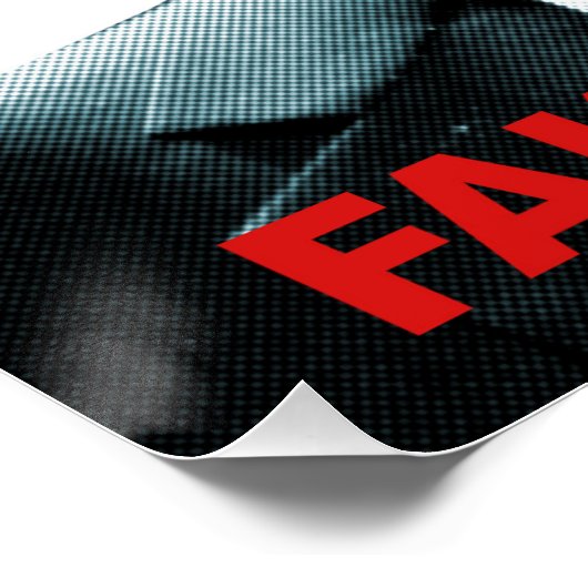 Fake President (Trump) Poster (Hoek)