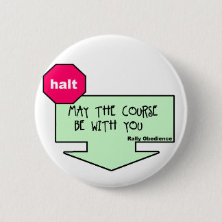 Fake Rally Sign. Ronde Button 5,7 Cm