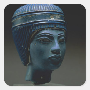 Fake royal head, oorspronkelijk als Tutankha besch Vierkante Sticker