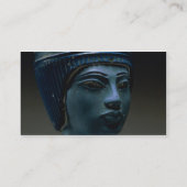 Fake royal head, oorspronkelijk als Tutankha besch Visitekaartje (Achterkant)