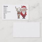 Fake Santa Visitekaartje (Voorkant / Achterkant)