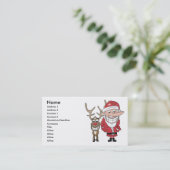 Fake Santa Visitekaartje (Staand voorkant)