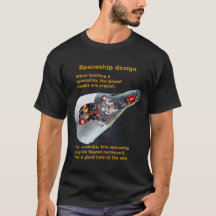 Fake Science T-Shirt - Ruimteschip ontwerp