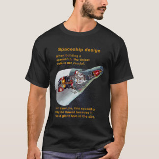 Fake Science T-Shirt - Ruimteschip ontwerp