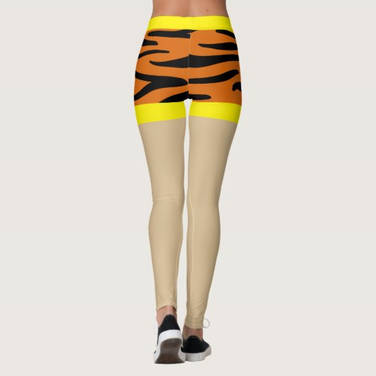 Fake shorts Nieuwe mode ontwerp Cheetah Summer Leggings (Achterkant)