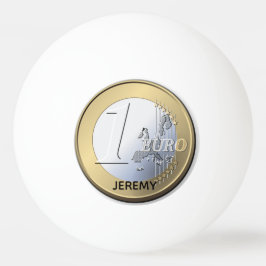 Fake Silver Euro Coin Pingpongbal
