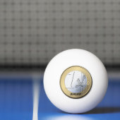 Fake Silver Euro Coin Pingpongbal (Net)